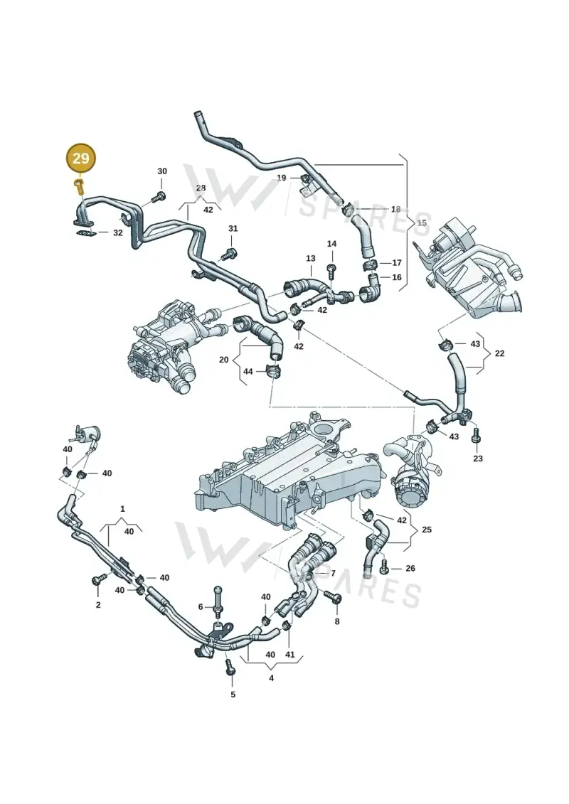 N90592705 — Audi A5 Limo 2.0 (2024-) diagram 05l121005, position 29