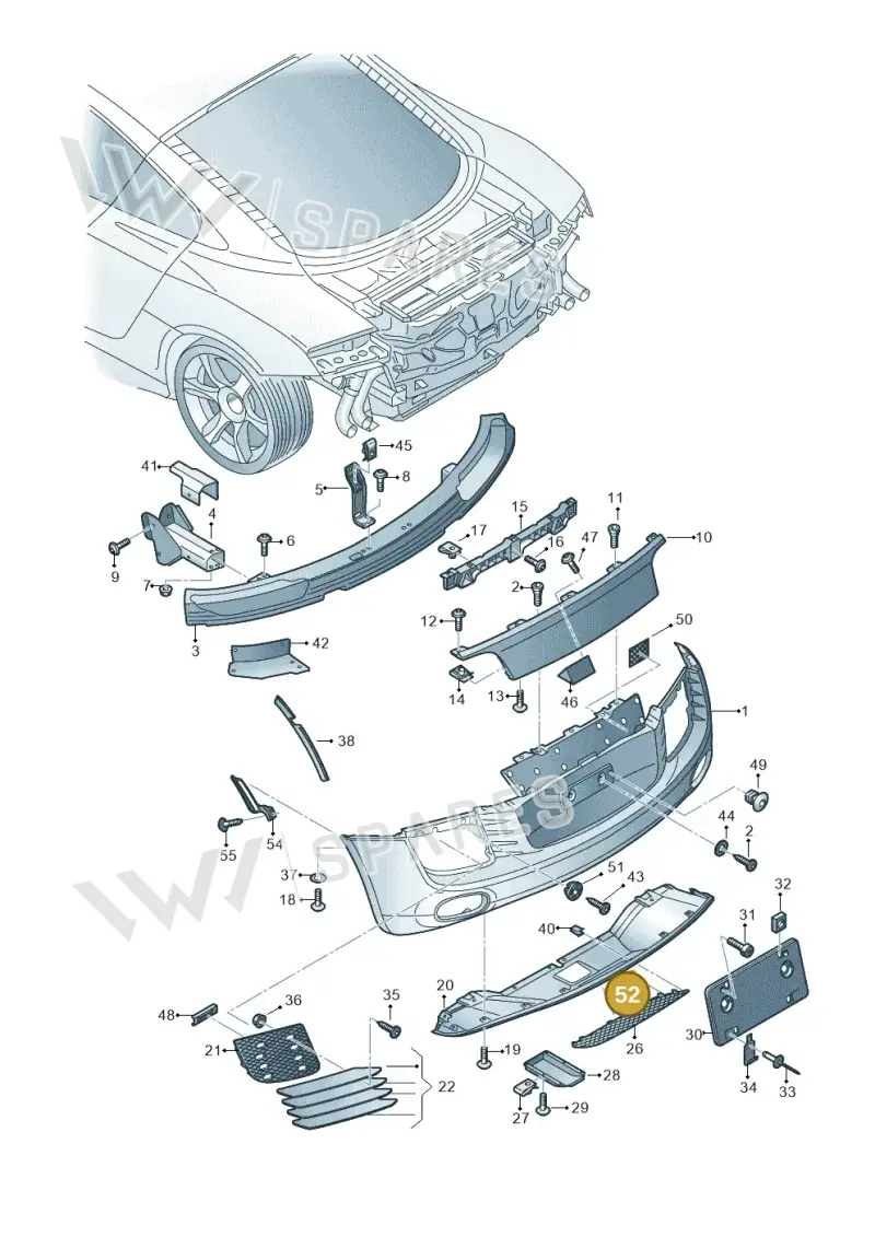 N90594201 — Audi R8                08> (2007-) diagram 618807500, position 52