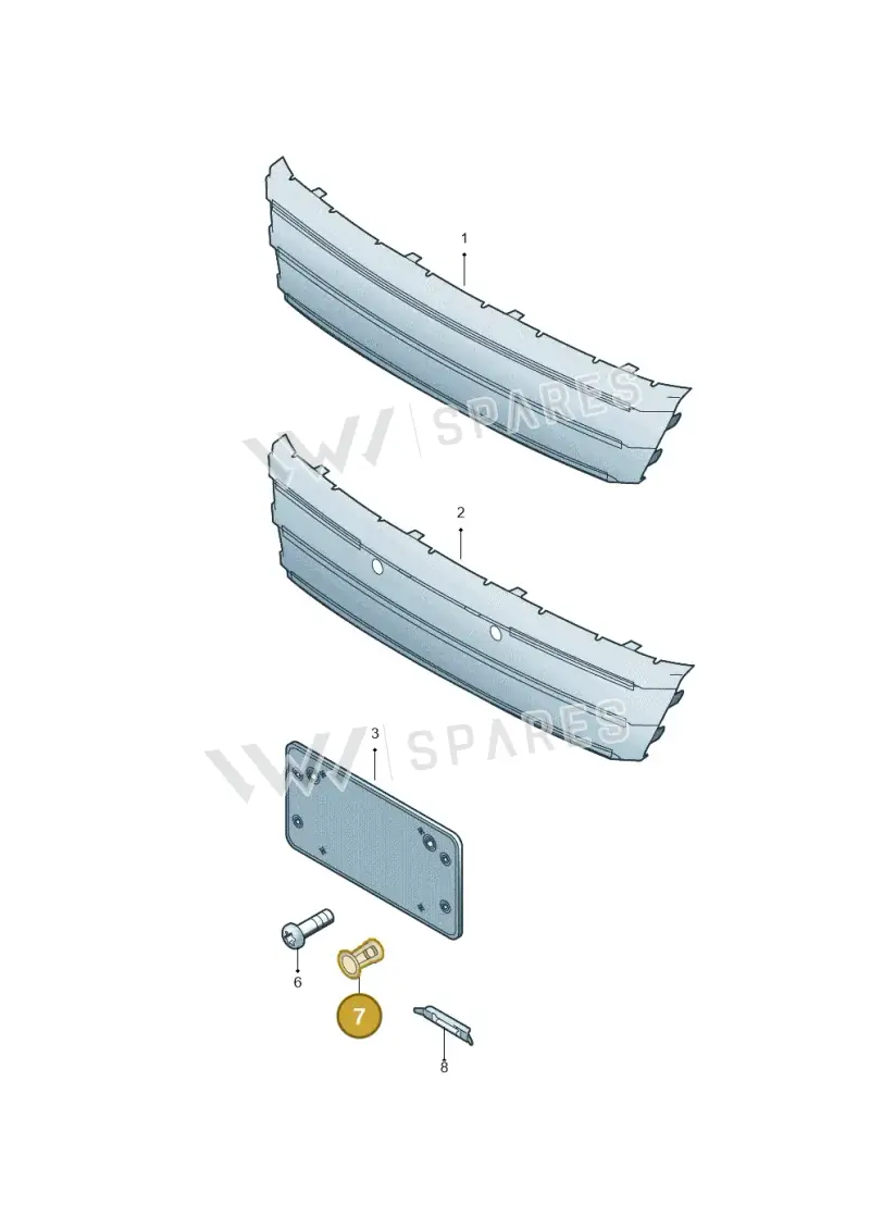 N90659001 — Audi R8 qu. 5.2 (2012-2015) diagram 752807350, position 7