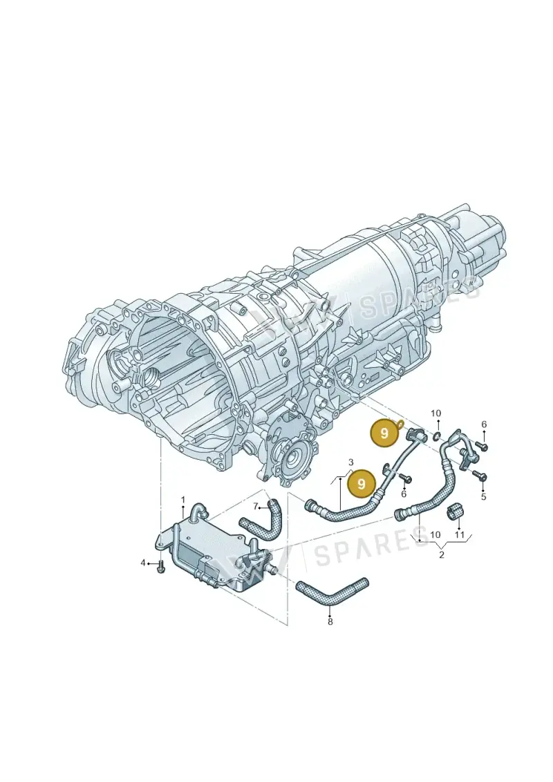 N90666003 — Audi Q8 Quattro 3,0 (2018-) diagram 859317600, position 9