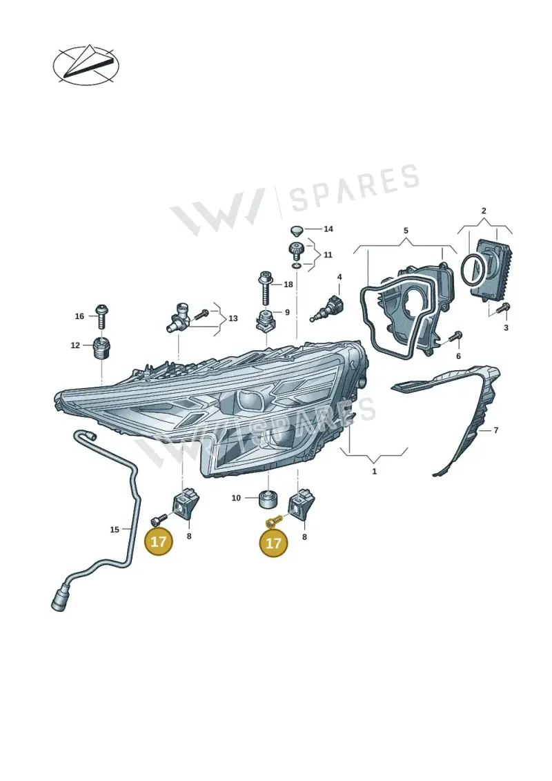 N90684704 — Audi RS Q8 Quattro (2019-) diagram 429941015, position 17