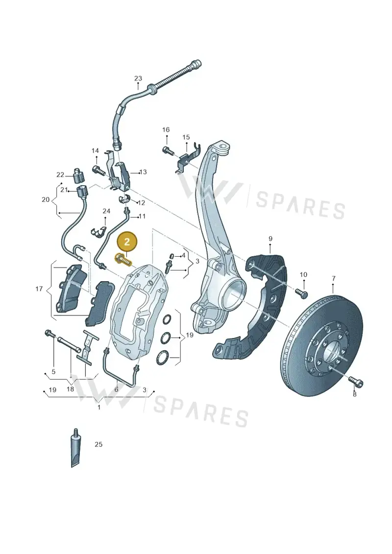 N90685403 — Audi Q7 qu. 3.0 TDI (2009-2015) diagram 493615400, position 2