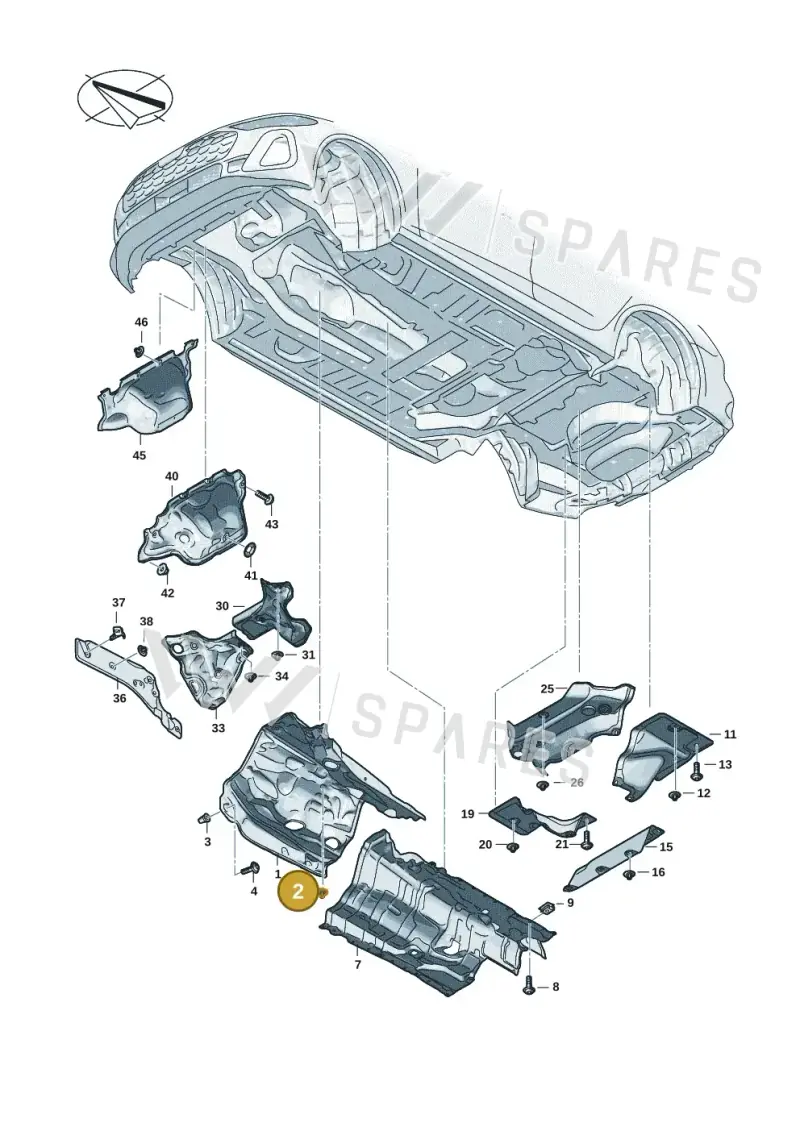 N90708803 — Audi A5 Limo 2.0 (2024-) diagram 8wk804000, position 2
