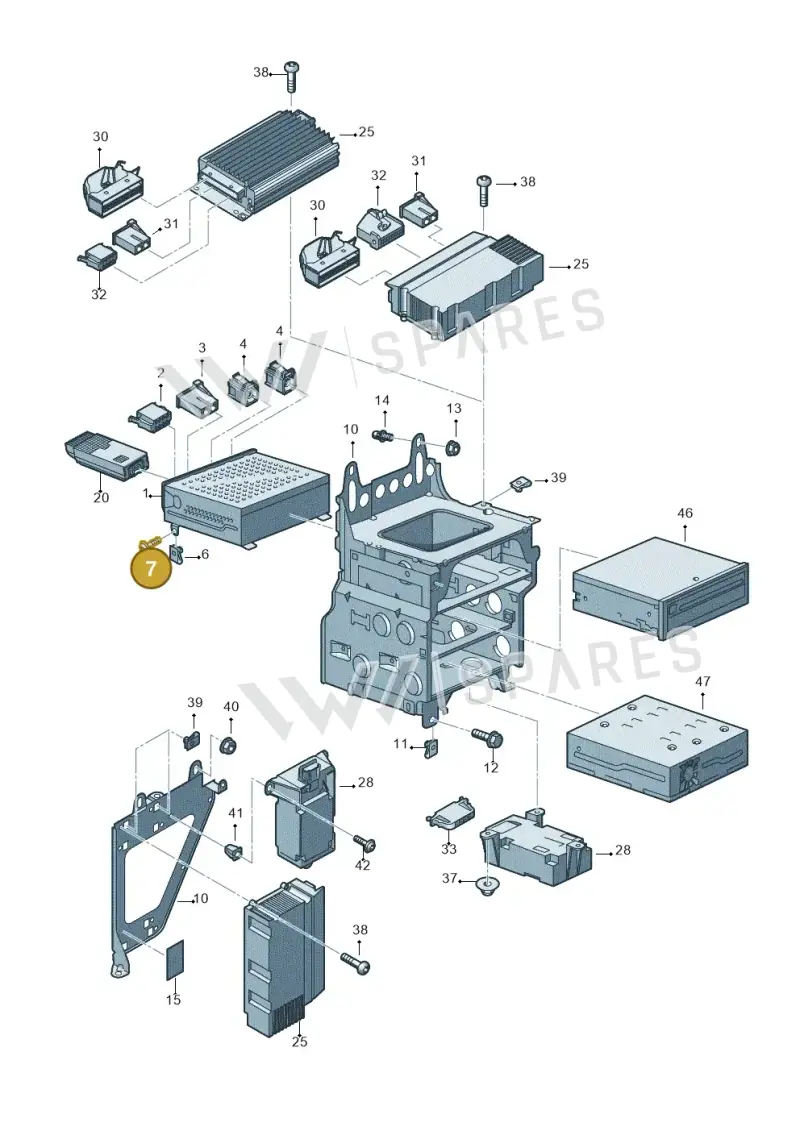 N90728702 — Audi A6 2.7 TDI (2008-2011) diagram 448035400, position 7
