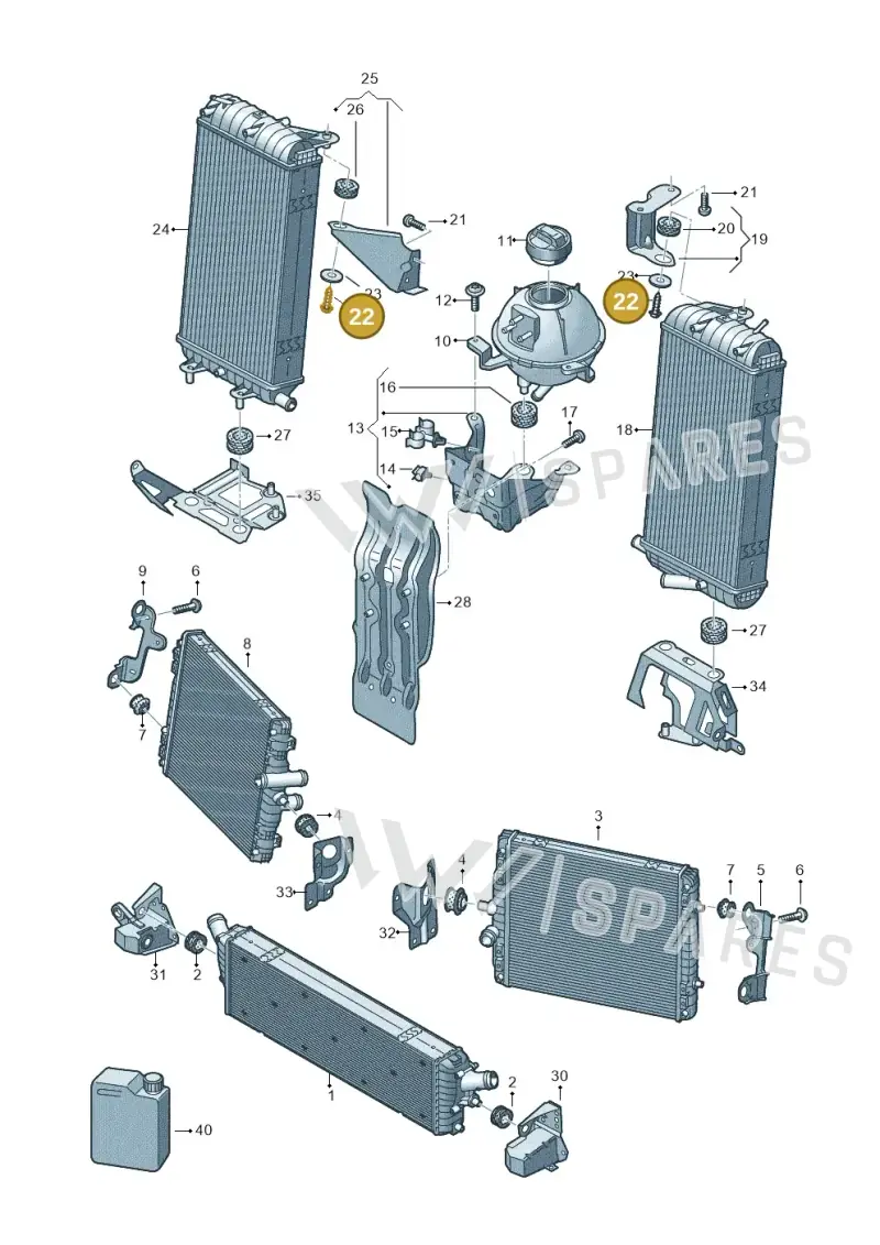 N90731503 — Audi R8 Spyder (2015-2024) diagram 872121700, position 22