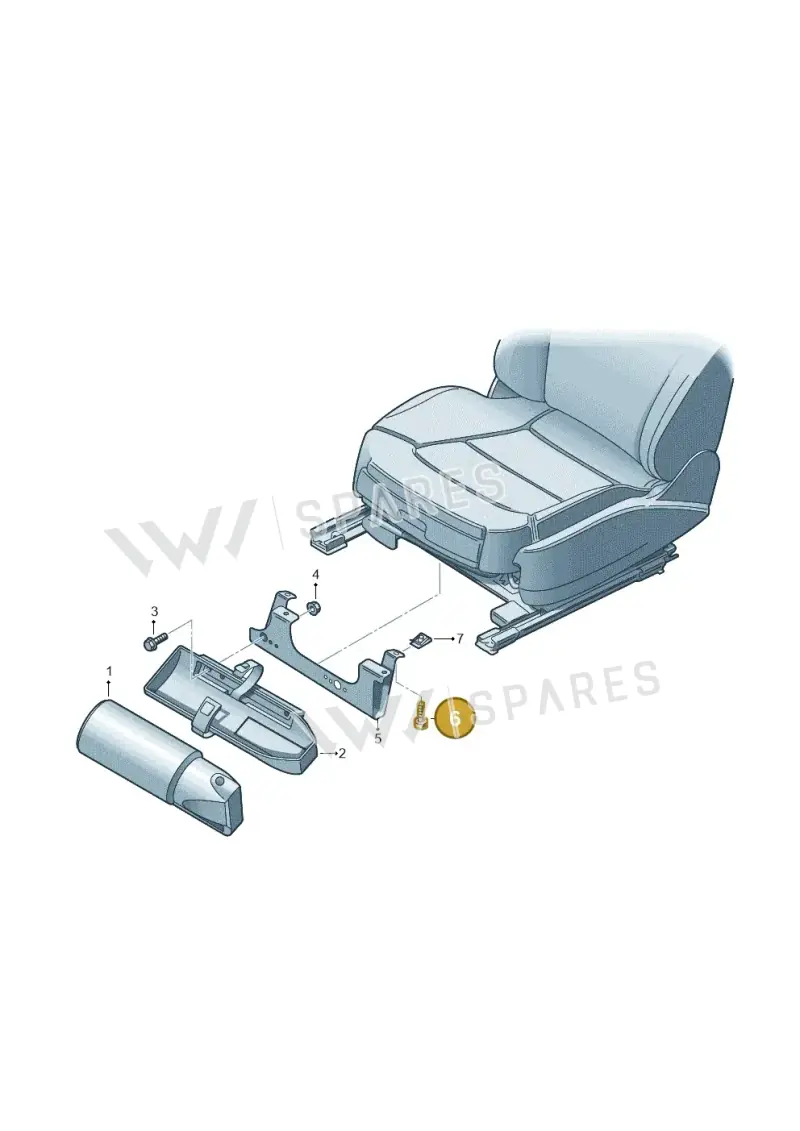 N90737107 — Audi Q6 e-tron (2023-) diagram 636860100, position 6