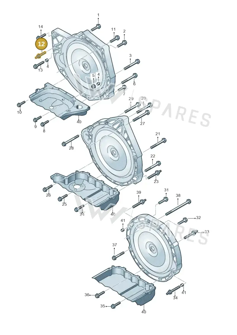 N90768202 — Audi Q7 qu. 3.0 TDI (2009-2015) diagram 274300800, position 12