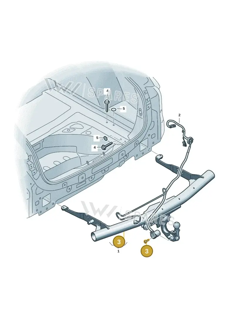 N90804903 — Audi A5 Limo 2.0 (2024-) diagram 8wk804050, position 3