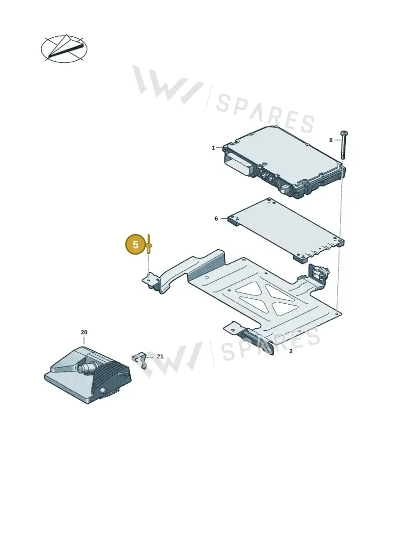 N90812302 — Audi A5 Limo 2.0 (2024-) diagram 8wk907230, position 5
