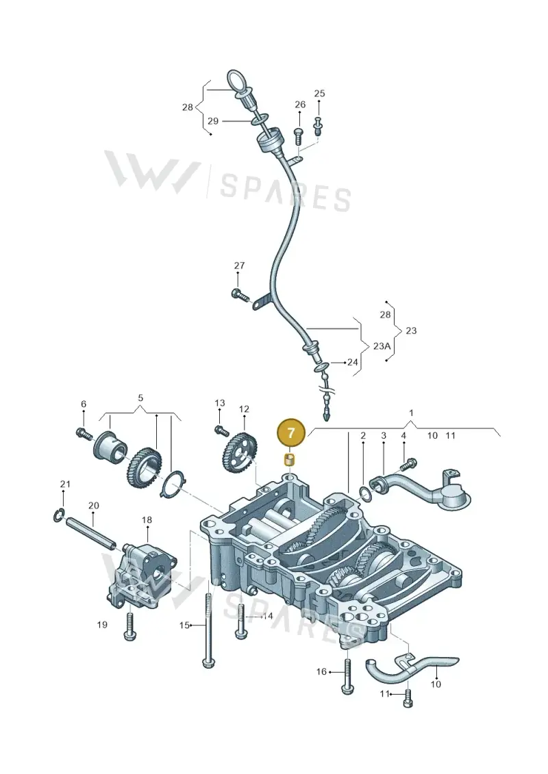N90820801 — Audi Q3 2.0 TDI (2014-2019) diagram 679115400, position 7