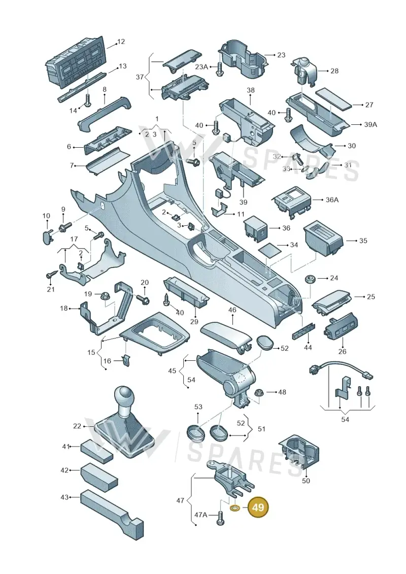 N90840802 — Audi RS4 Cabrio qu.    08> (2007-) diagram 249863500, position 49