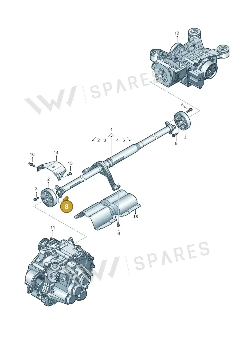 N90846102 — Audi A3 Sportback (2019-2021) diagram 745521000, position 8