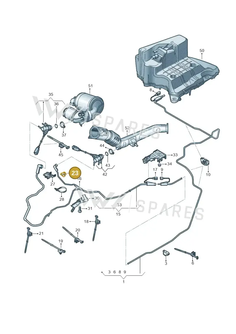 N90860201 — Audi A8L (2017-2022) diagram 838201072, position 23