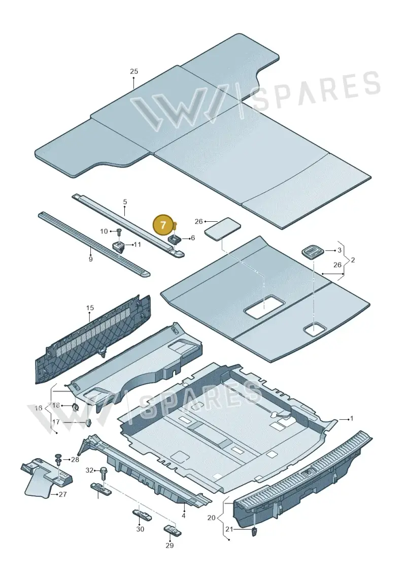 N90874703 — Audi RS Q8 Quattro (2019-) diagram 429863080, position 7