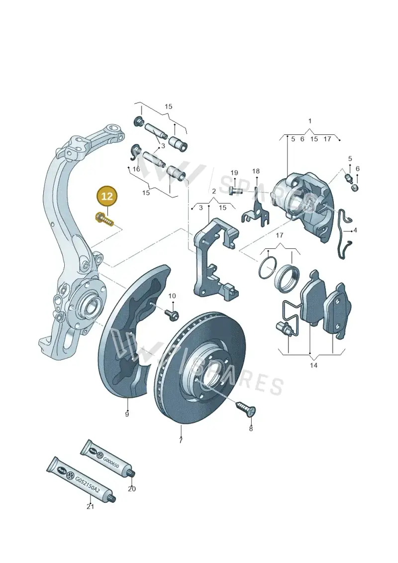 N90876802 — Audi A6 2.7 TDI (2008-2011) diagram 454615400, position 12