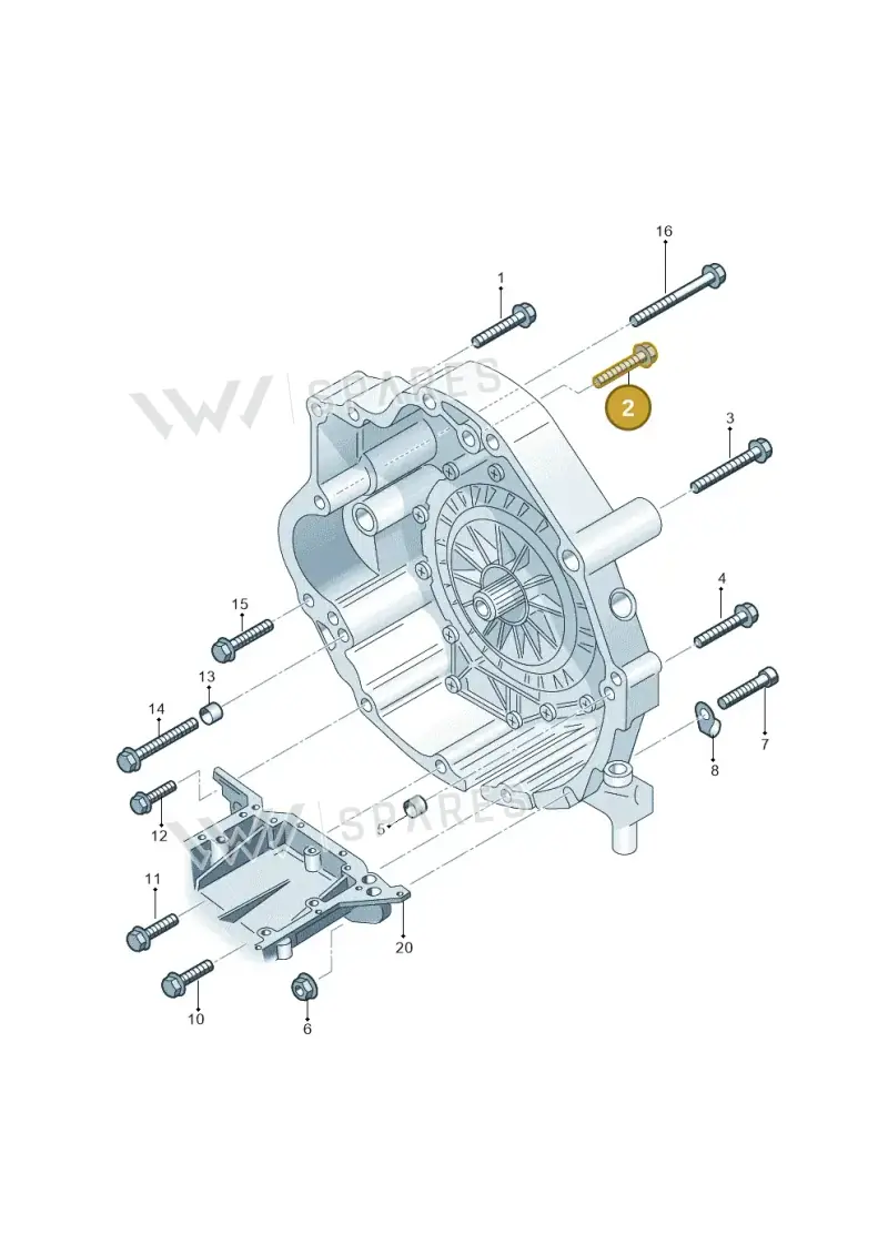 N90886802 — Audi A6 2.7 TDI (2008-2011) diagram 448300800, position 2