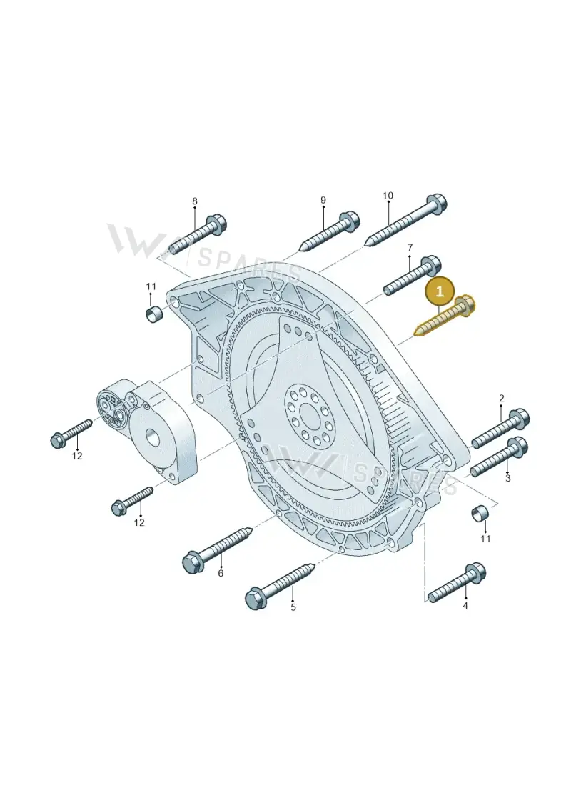 N90886802 — Audi Q7 qu. 3.0 TDI (2009-2015) diagram 493300860, position 1