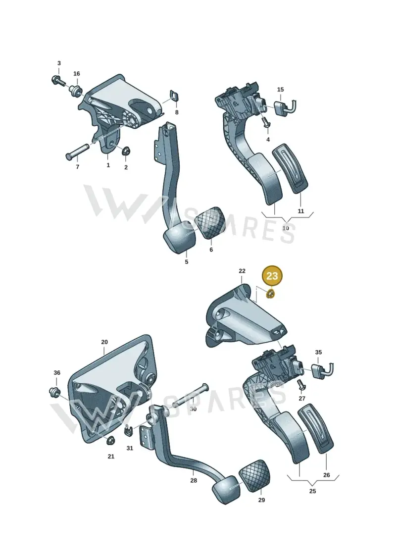 N90887703 — Audi Q6 e-tron (2023-) diagram f5s723250, position 23
