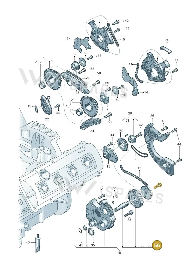 N90893202 — Audi R8 Spyder (2015-2024) diagram 872109300, position 56