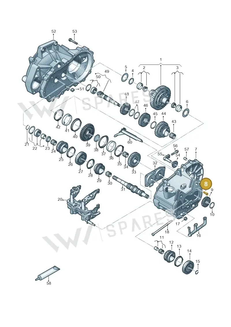 N90897305 — Audi A1 sportback 1.0 (2018-) diagram 837305030, position 8