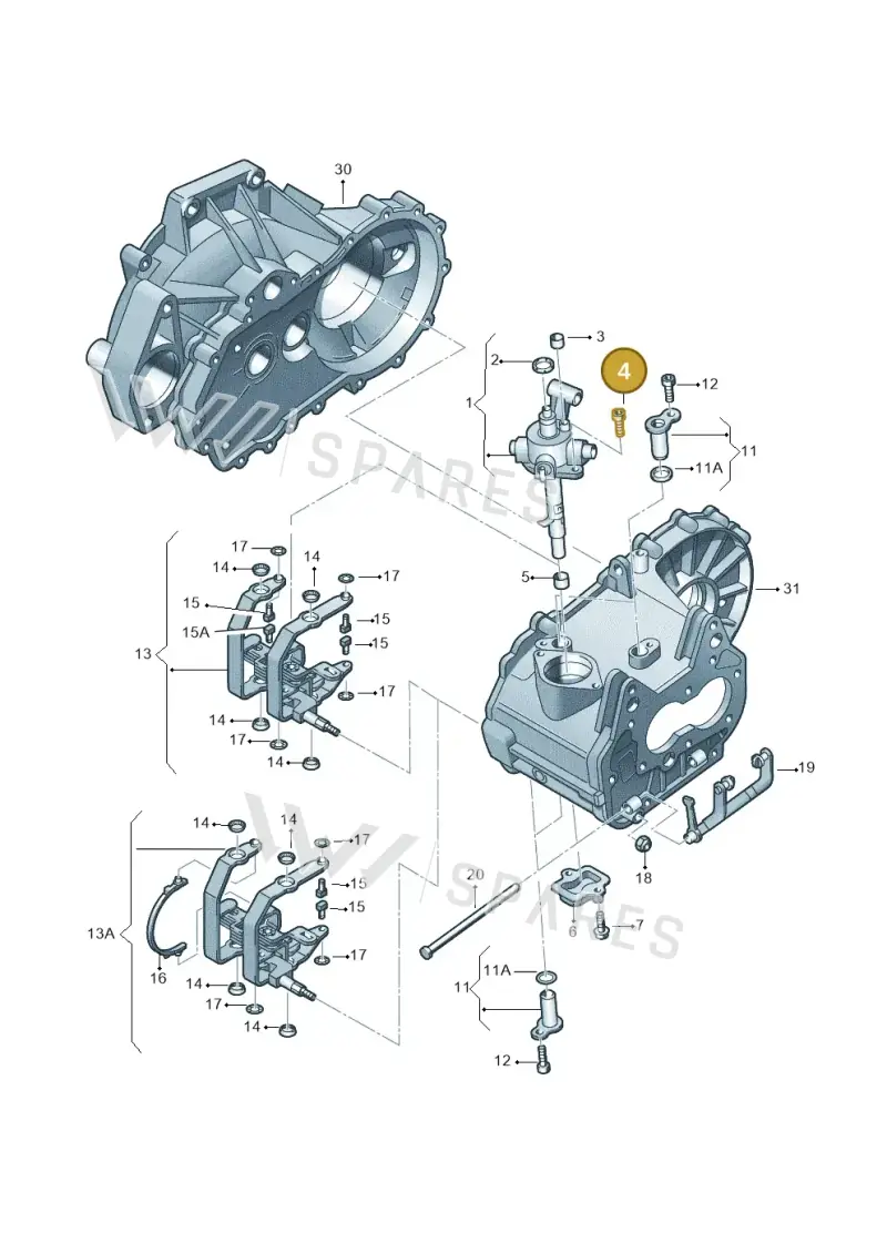 N90897308 — Audi A1 Sportback (2014-2018) diagram 747311880, position 4