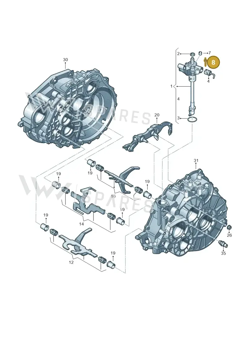 N90914402 — Audi Q3 2.0 TDI (2014-2019) diagram 719311820, position 8