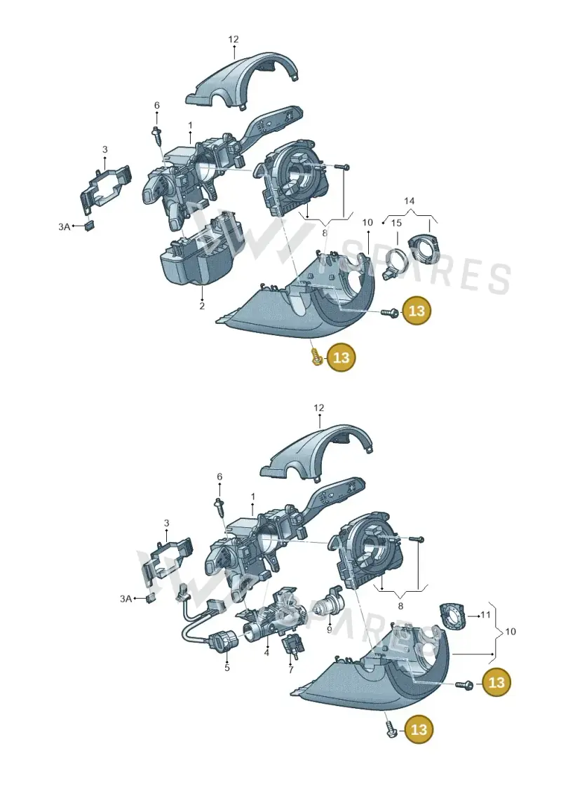 N90944603 — Audi Q3 1.4 (2016-) diagram 728905700, position 13