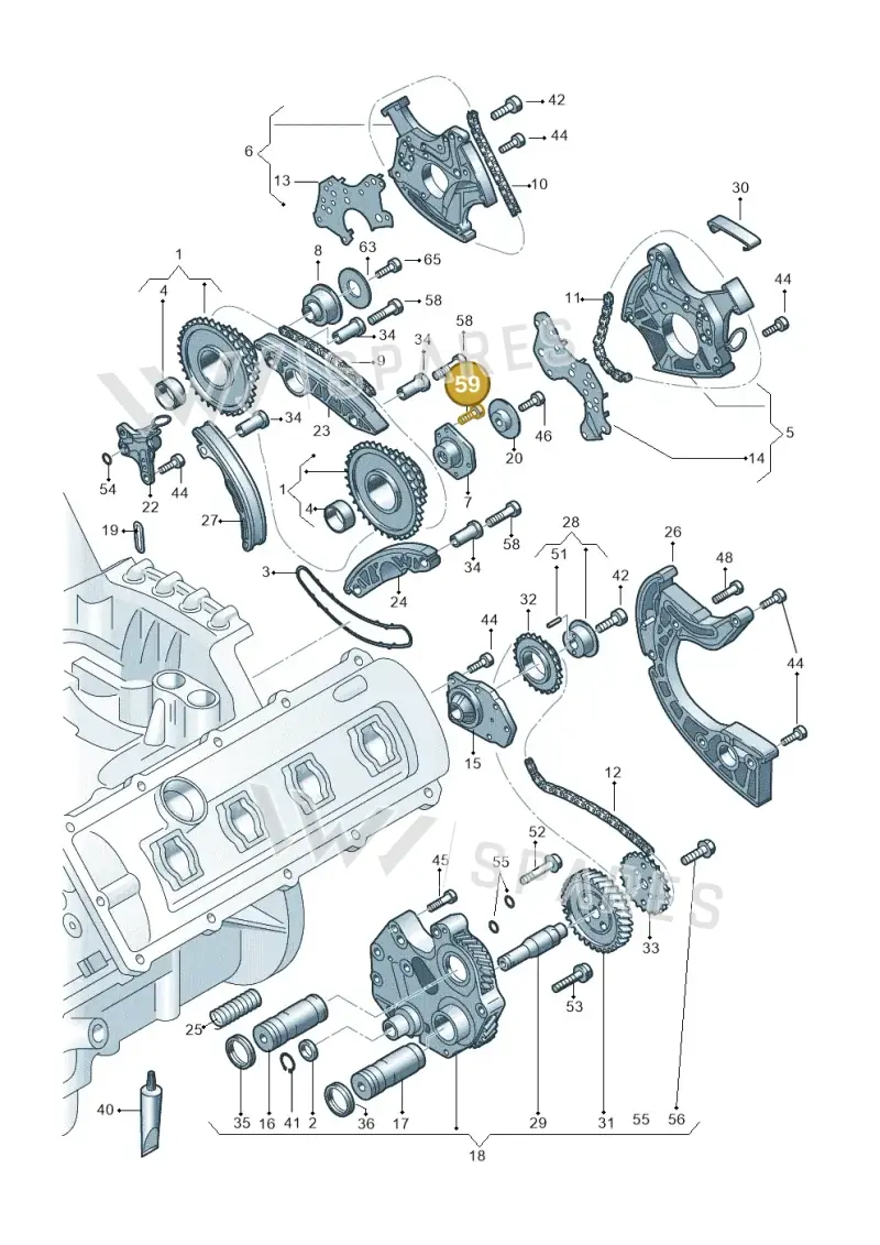 N90954903 — Audi R8 qu. 5.2 (2012-2015) diagram 473109200, position 59