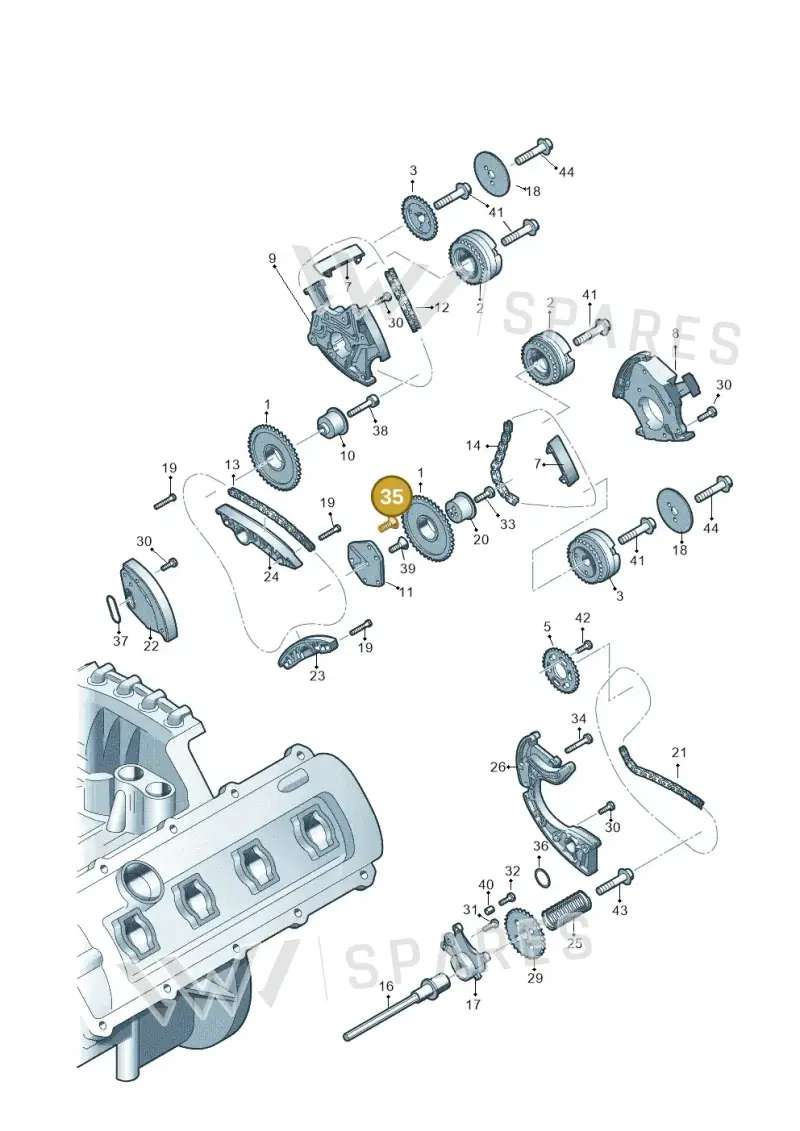 N90954903 — Audi Q5 qu. 2.0 TDI (2012-2017) diagram 724109350, position 35