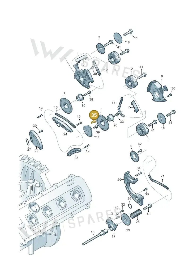 N90954903 — Audi A6 Av. qu. 3.0 (2012-2018) diagram 751109350, position 35
