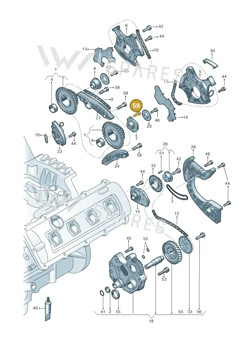 N90954903 — Audi R8 Spyder (2015-2024) diagram 872109300, position 59