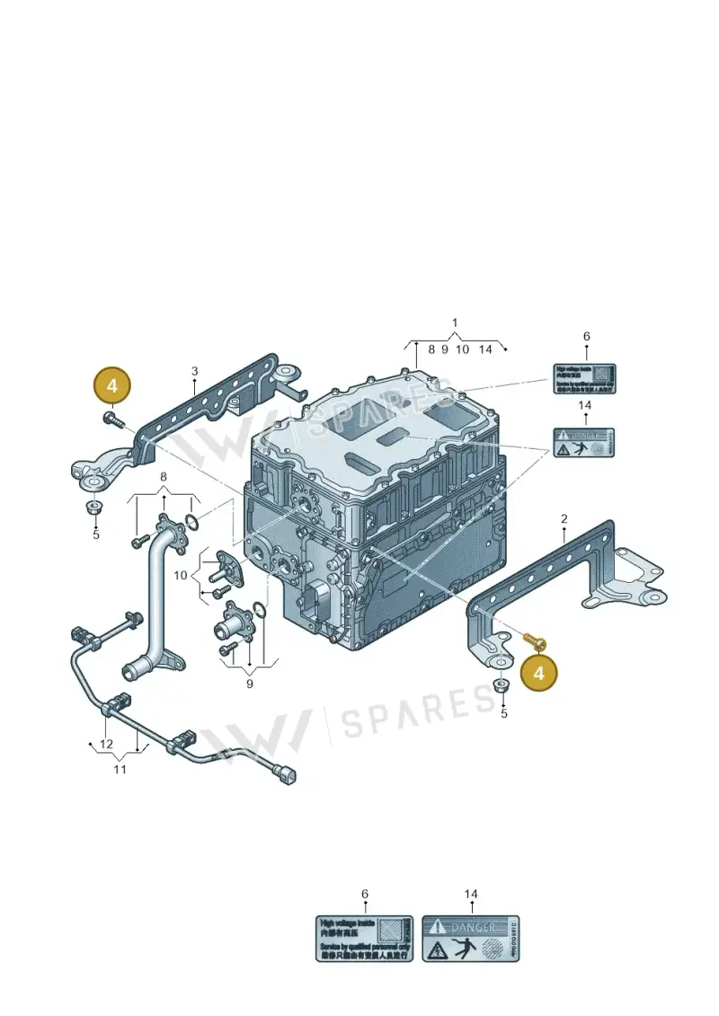 N90962401 — Audi Q8 Quattro 3,0 (2018-) diagram 859907800, position 4