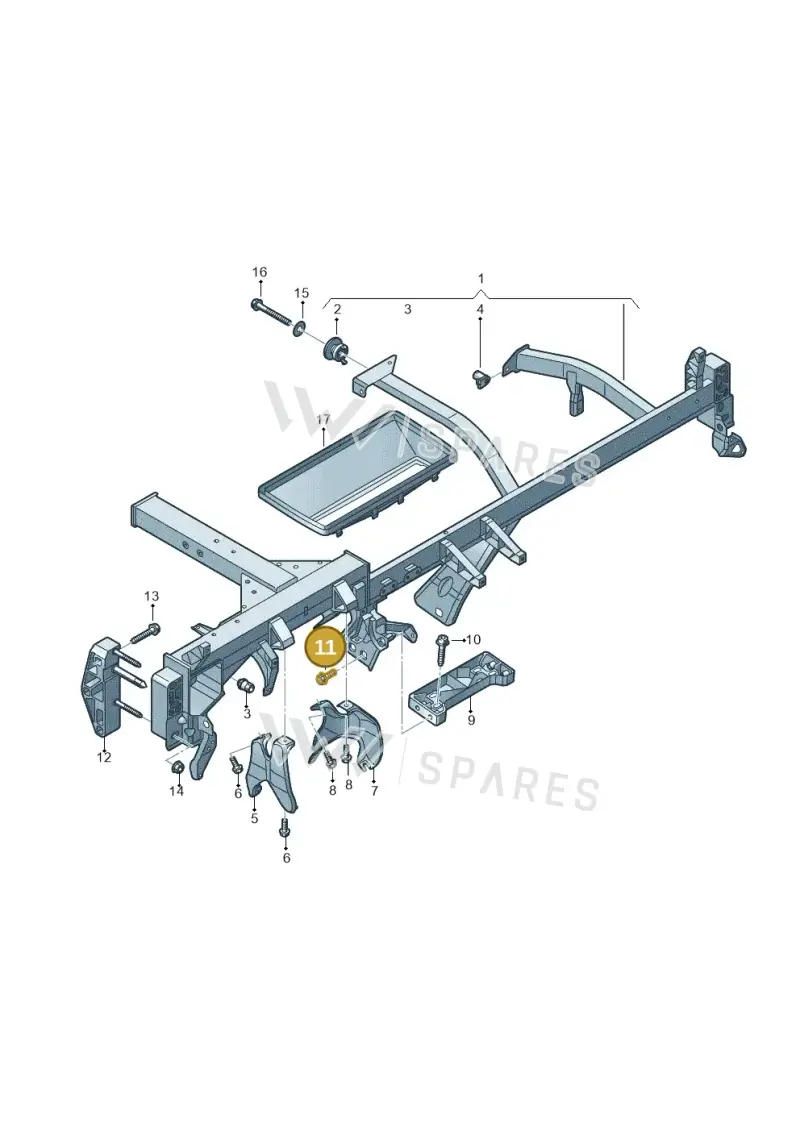 N90966002 — Audi R8 Spyder (2015-2024) diagram 872857000, position 11