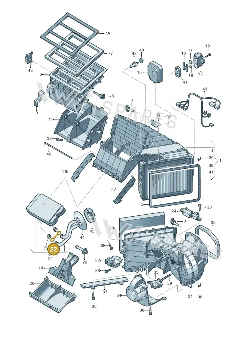 N90973201 — Audi Q7 qu. 3.0 TDI (2009-2015) diagram 274820200, position 22