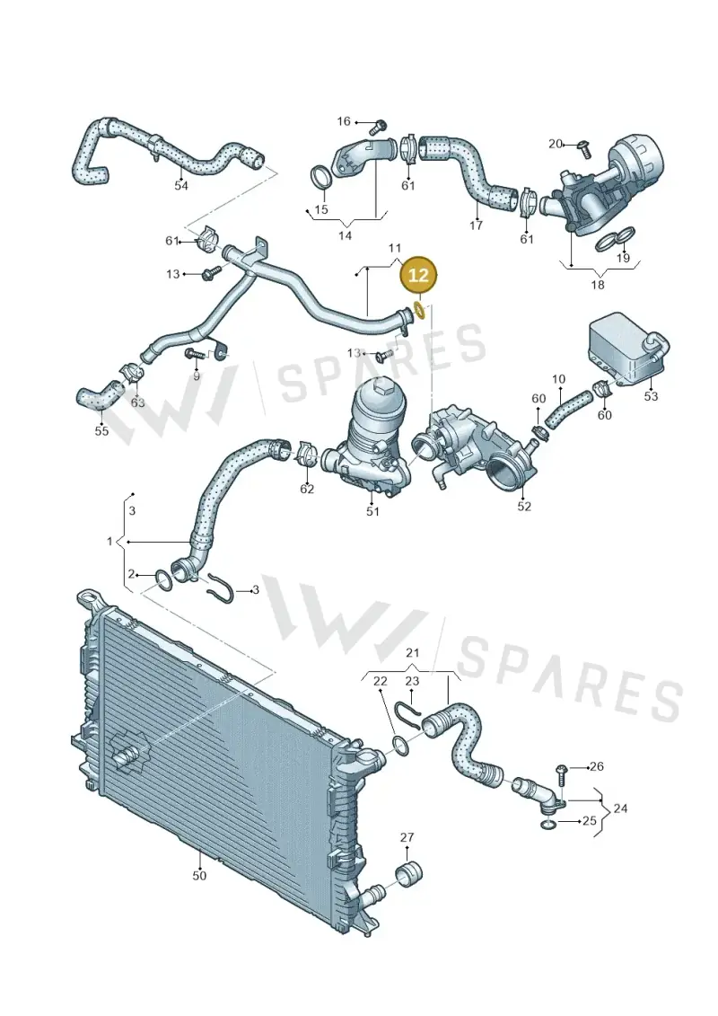 N91008401 — Audi A5 Sportback (2016-2020) diagram 849121450, position 12