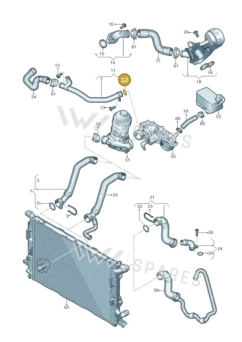 N91008401 — Audi Q7 qu. 3.0 TDI (2015-2019) diagram 859121250, position 12