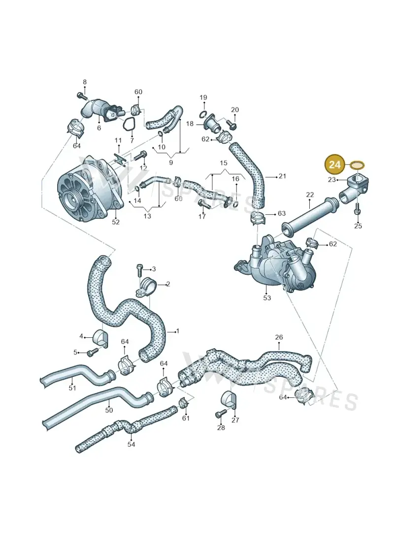 N91008501 — Audi R8 Spyder (2015-2024) diagram 872121300, position 24