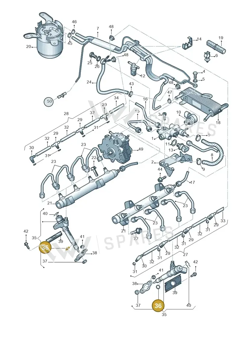 N91020001 — Audi A8/S8/qu. lang (2003-2007) diagram 291130750, position 36