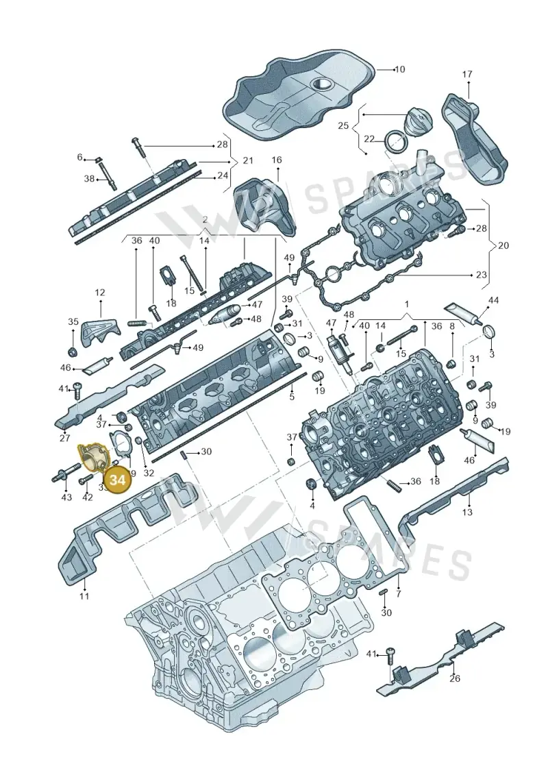 N91020801 — Audi Q7 qu. 3.0 TDI (2015-2019) diagram 771103250, position 34