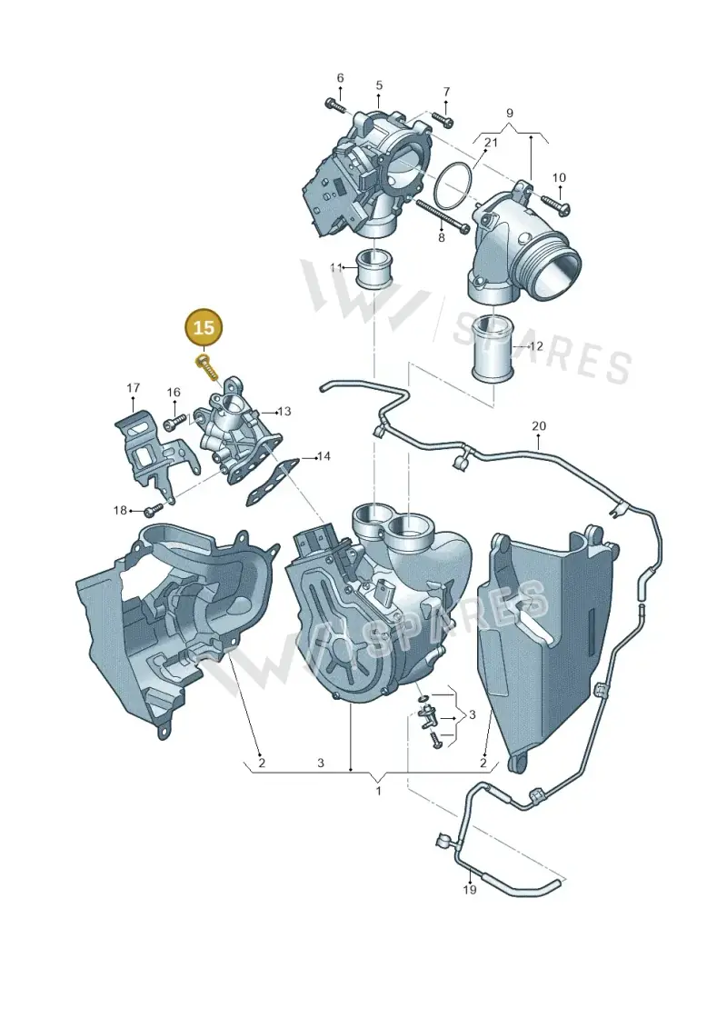 N91021502 — Audi A6 2.0 (2018-) diagram 435145700, position 15