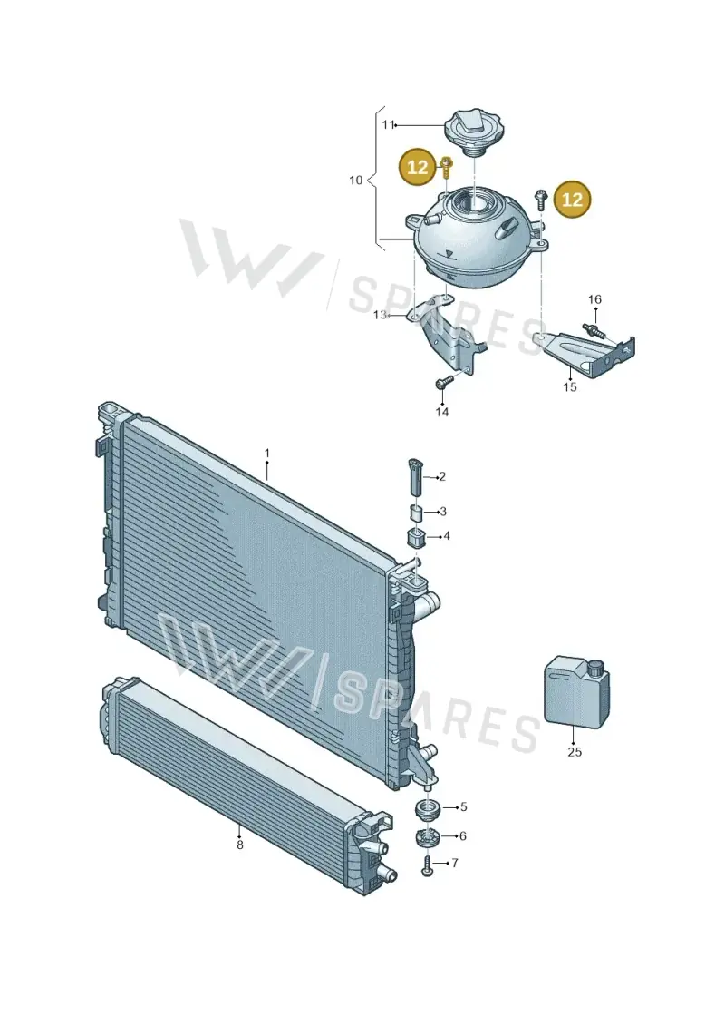 N91032001 — Audi Q5 (2016-2020) diagram 896121000, position 12