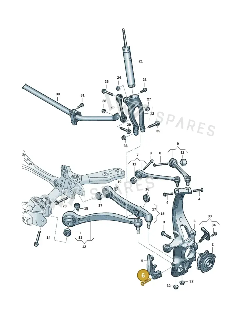 N91032902 — Audi Q6 e-tron (2023-) diagram f5s407000, position 6