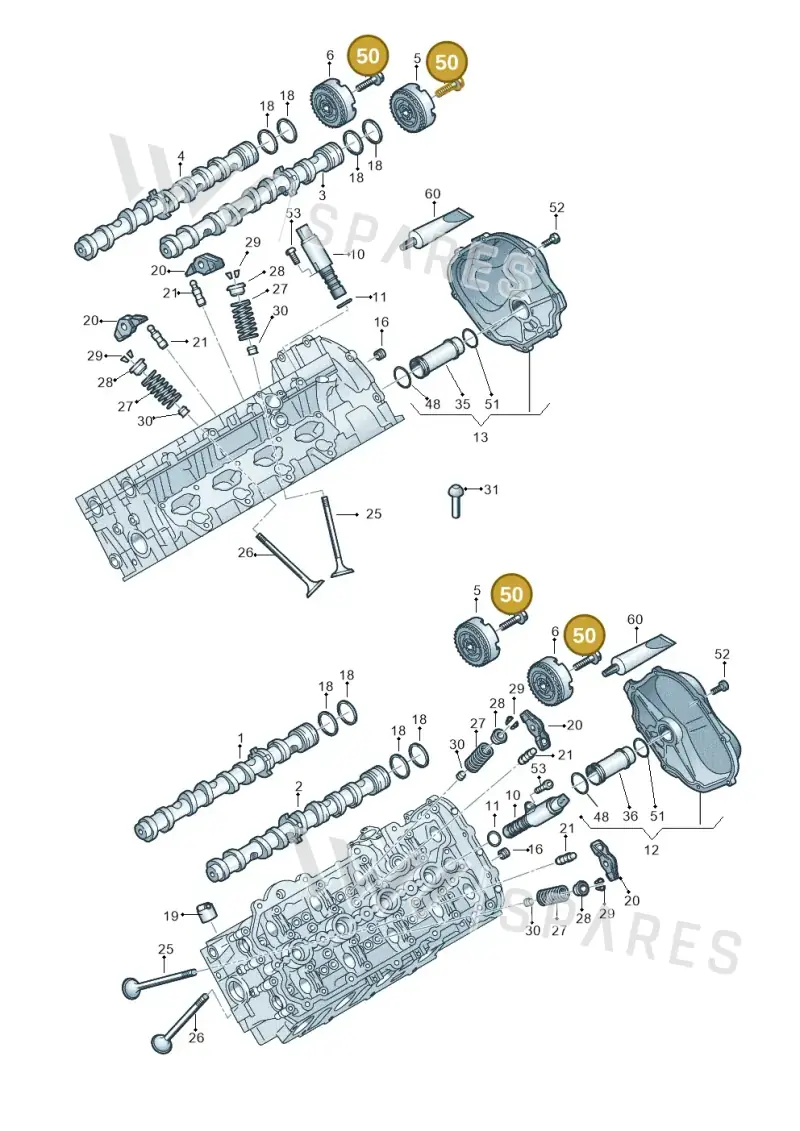 N91042802 — Audi A8L qu. 3.0 TDI (2013-2018) diagram 771109150, position 50
