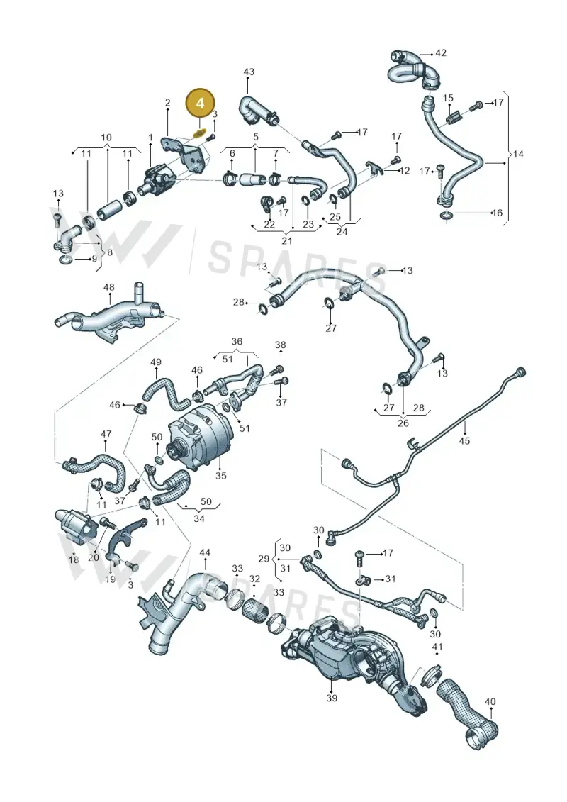 N91044801 — Audi RS6 Avant (2019-) diagram 538121002, position 4
