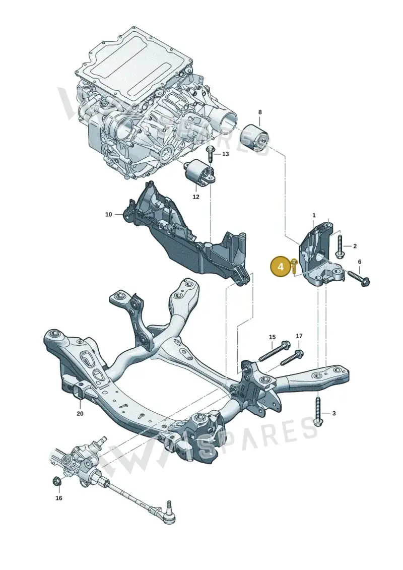 N91049102 — Audi Q6 e-tron (2023-) diagram f5s199000, position 4