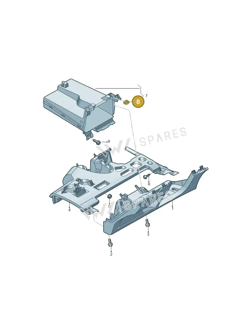 N91053201 — Audi Q8 e-tron (2018-2020) diagram 586857250, position 8