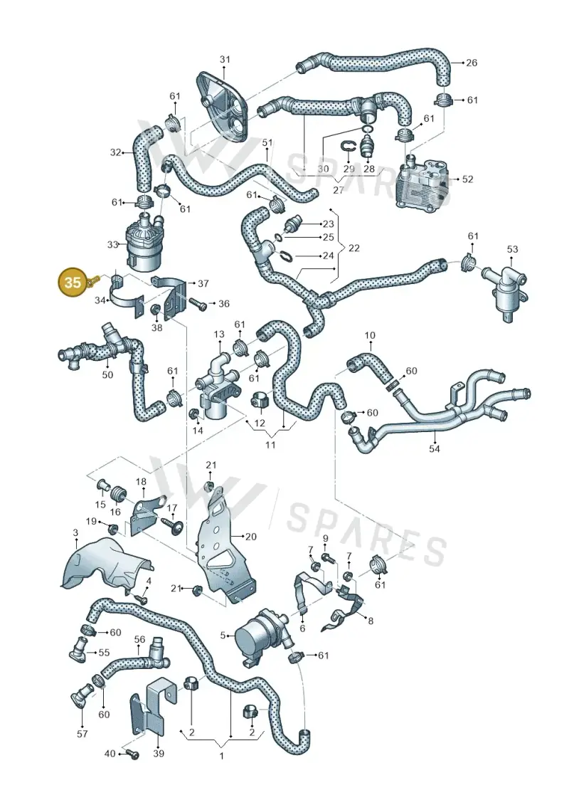 N91053801 — Audi Q7 qu. 3.0 TDI (2015-2019) diagram 859121510, position 35