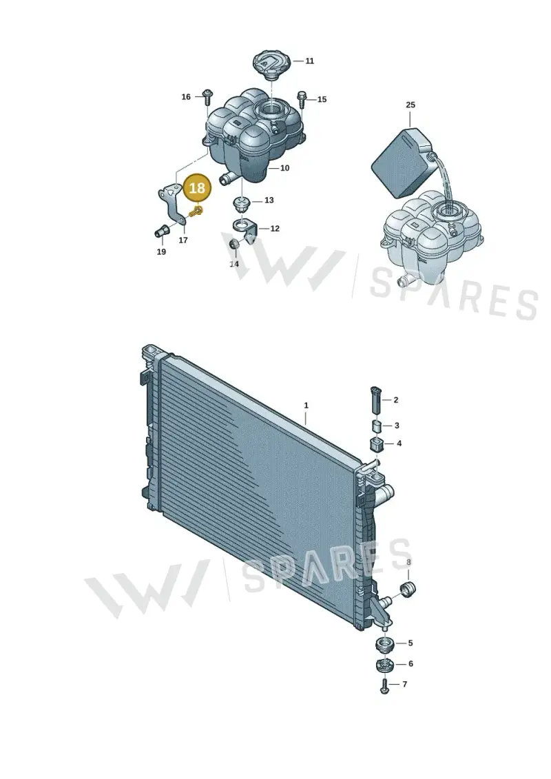 N91054001 — Audi Q8 Quattro 3,0 (2018-) diagram 429121047, position 18