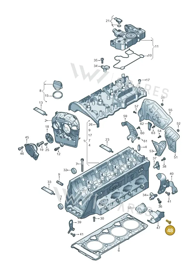 N91068001 — Audi A5 Limo 2.0 (2024-) diagram 849103000, position 48