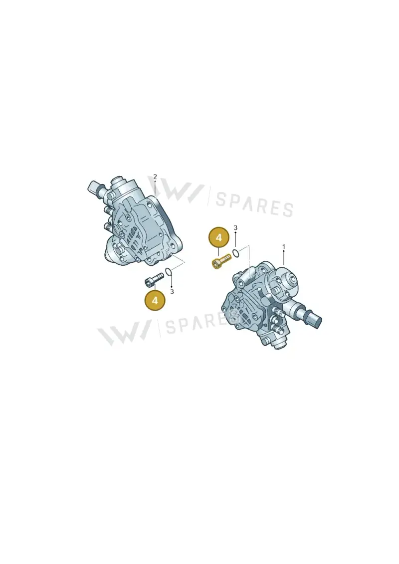 N91068601 — Audi Q7 qu. 3.0 TDI (2009-2015) diagram 493130500, position 4